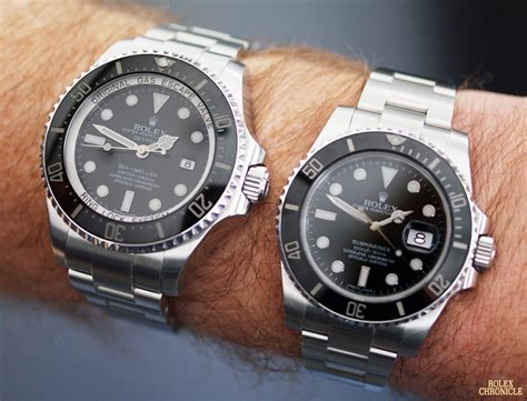 rolex submariner vs rolex deepsea|rolex deepsea sea dweller black.